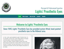 Tablet Screenshot of lightseyes.com